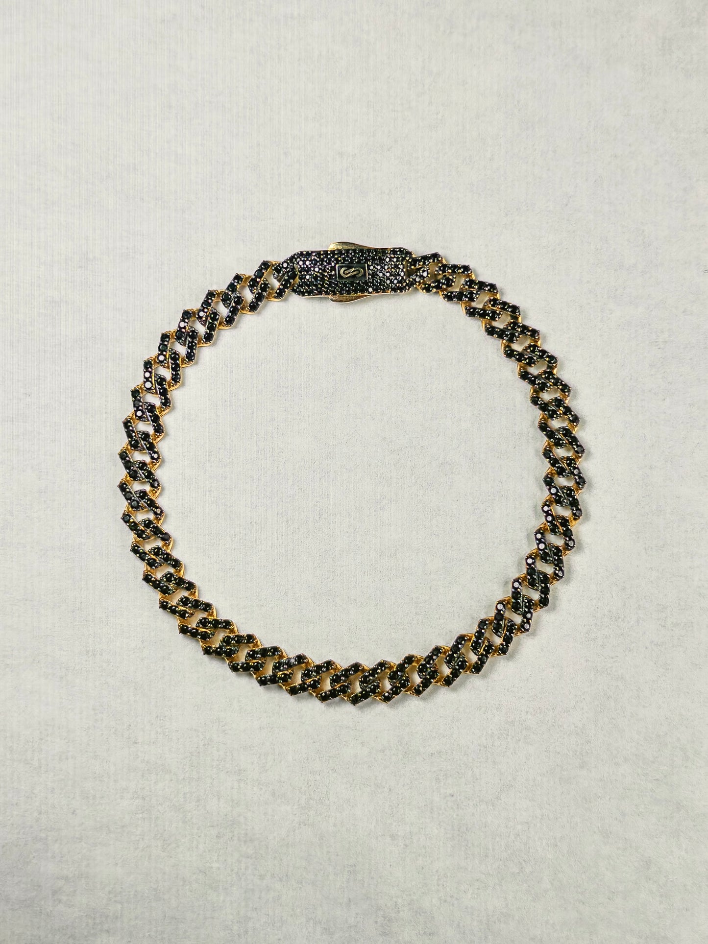 Pulso Mónaco Pavé 6.5 mm · Oro Italiano 10 k