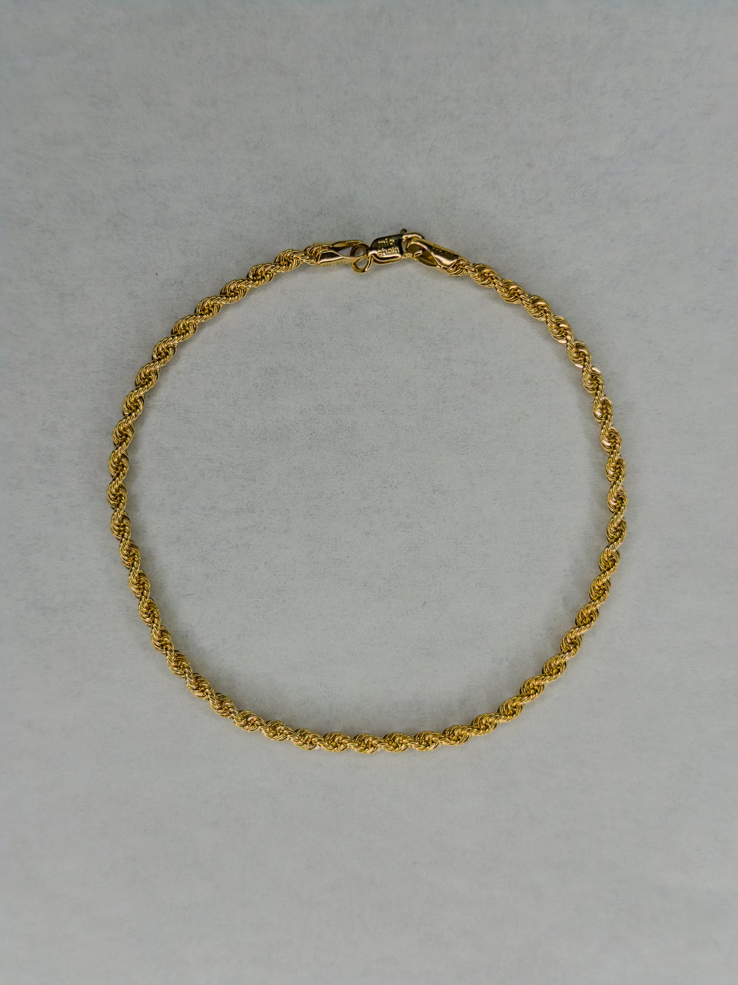 Pulso Tejido Torzal 2 mm · Oro Italiano 10 k
