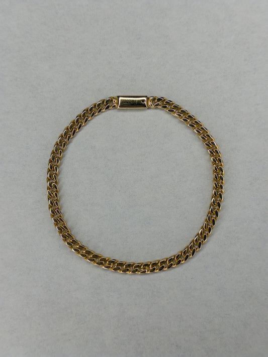 Pulso Tejido Cubano 3 mm · Oro Sólido 10 k